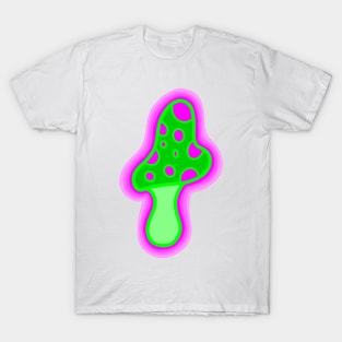 Green Trippy Mushroom T-Shirt